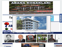 Tablet Screenshot of abanahaber.com